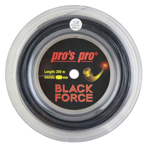 Pro black force tennis - black,