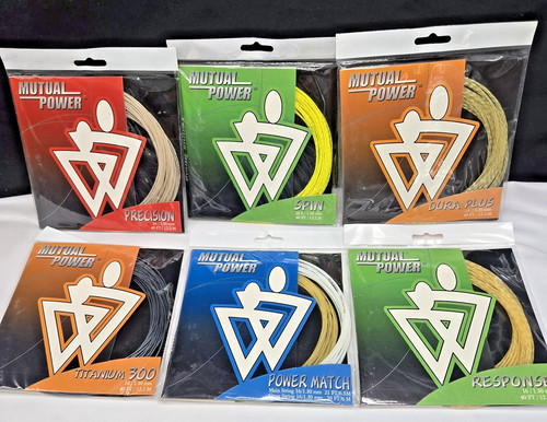 Mutual power tennis strings - mutual,